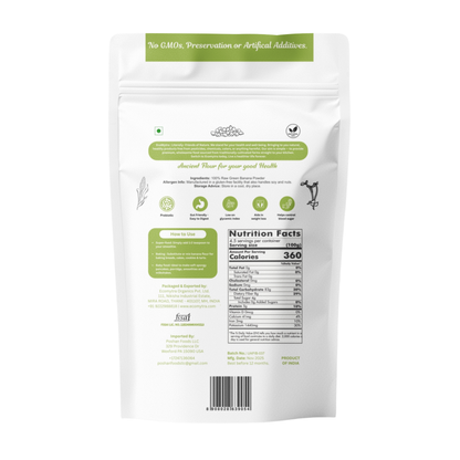 Ecomytra Sprouted Green Banana Flour (1 lbs)