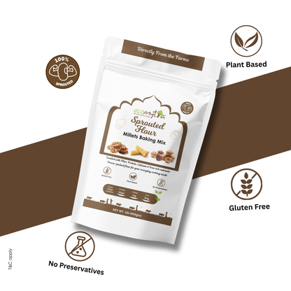 Ecomytra Sprouted Millets Baking Mix (1 lbs)