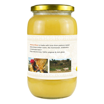 Ahimsa Pure A2 Desi Cow Cultured Ghee, 32oz