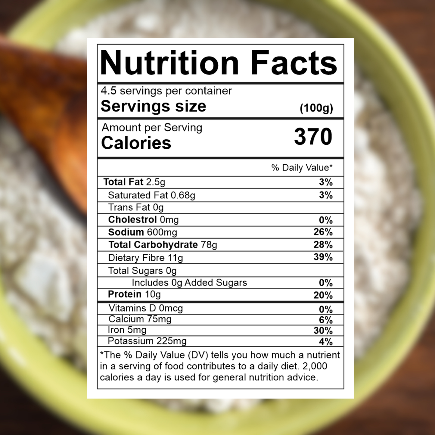 Ecomytra Super Legumes Mix Sprouted Flour (1 lbs)